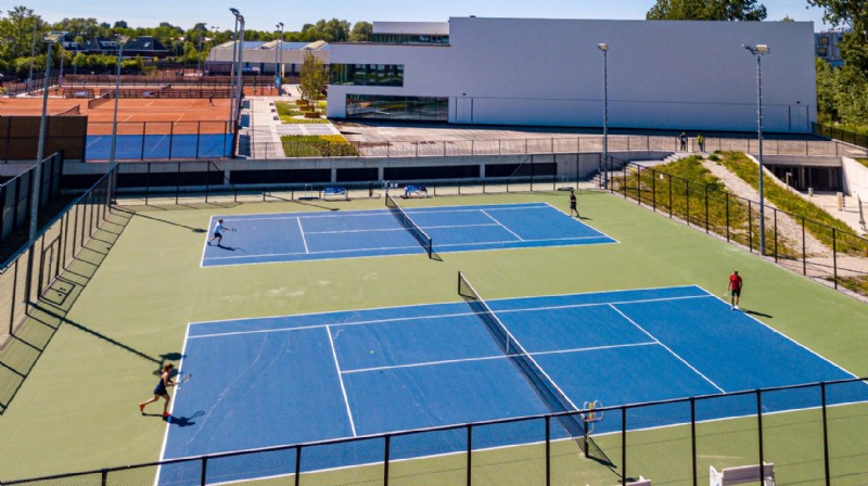 Hardcourt Outdoor tennisbaan NTC de Kegel Amstelveen